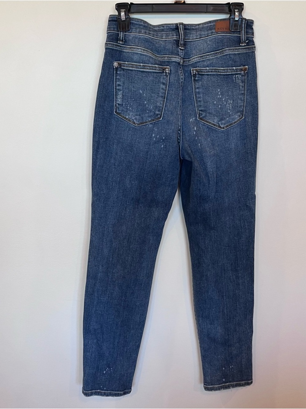 Judy Blue Boyfriend Fit Jeans Speckled Wash Size 3/26 High Rise Stretch - Picture 6 of 8